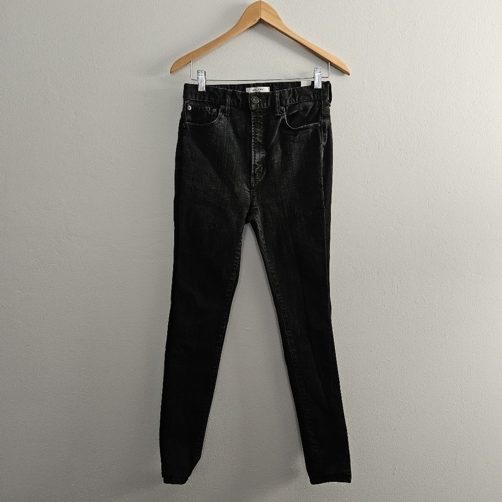 Moussy Vintage Washed Black Skinny Jeans
